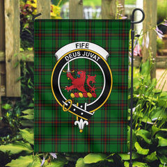 Clan Fife District Tartan Crest Garden Flag KE16 Clan Garden Tartan Today   