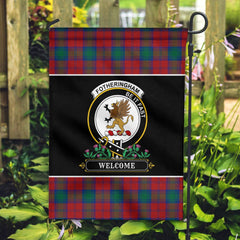 Clan Fotheringham Tartan Crest Garden Flag  - Welcome  MG10 Clan Fotheringham Tartan Today   