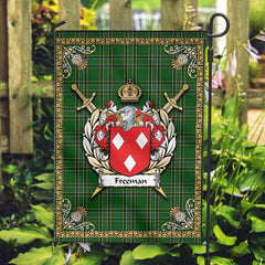 Clan Freeman Tartan Crest Garden Flag  - Celtic Thistle  EZ22 Clan Garden Tartan Today   