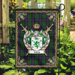 Clan Gary Tartan Crest Garden Flag  - Celtic Thistle  FT23 Clan Garden Tartan Today   