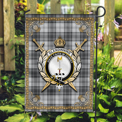 Clan Glendinning Tartan Crest Garden Flag  - Celtic Thistle  MI66 Clan Glen Tartan Today   