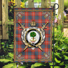 Clan Hamilton Ancient Tartan Crest Garden Flag  - Celtic Thistle  KJ96 Clan Hamilton Tartan Today   