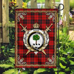 Clan Hogg Tartan Crest Garden Flag  - Celtic Thistle  XI42 Clan Hogg Tartan Today   