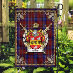 Clan Hudson Tartan Crest Garden Flag  - Celtic Thistle  SM68 Clan Garden Tartan Today   