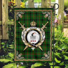 Clan Kincaid Tartan Crest Garden Flag  - Celtic Thistle  QZ48 Clan Kincaid Tartan Today   