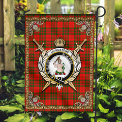 Clan Livingstone Tartan Crest Garden Flag  - Celtic Thistle  WN73 Clan Livingstone Tartan Today   