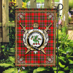 Clan Maule Tartan Crest Garden Flag  - Celtic Thistle  VB33 Clan Maule Tartan Today   