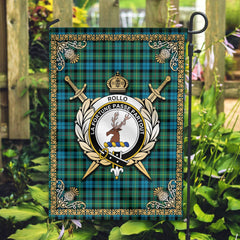 Clan Rollo Ancient Tartan Crest Garden Flag  - Celtic Thistle  DD76 Clan Rollo Tartan Today   