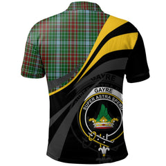 Clan Gayre Tartan Polo Shirt - Royal Coat Of Arms Style HL72 Gayre Tartan Tartan Polo   