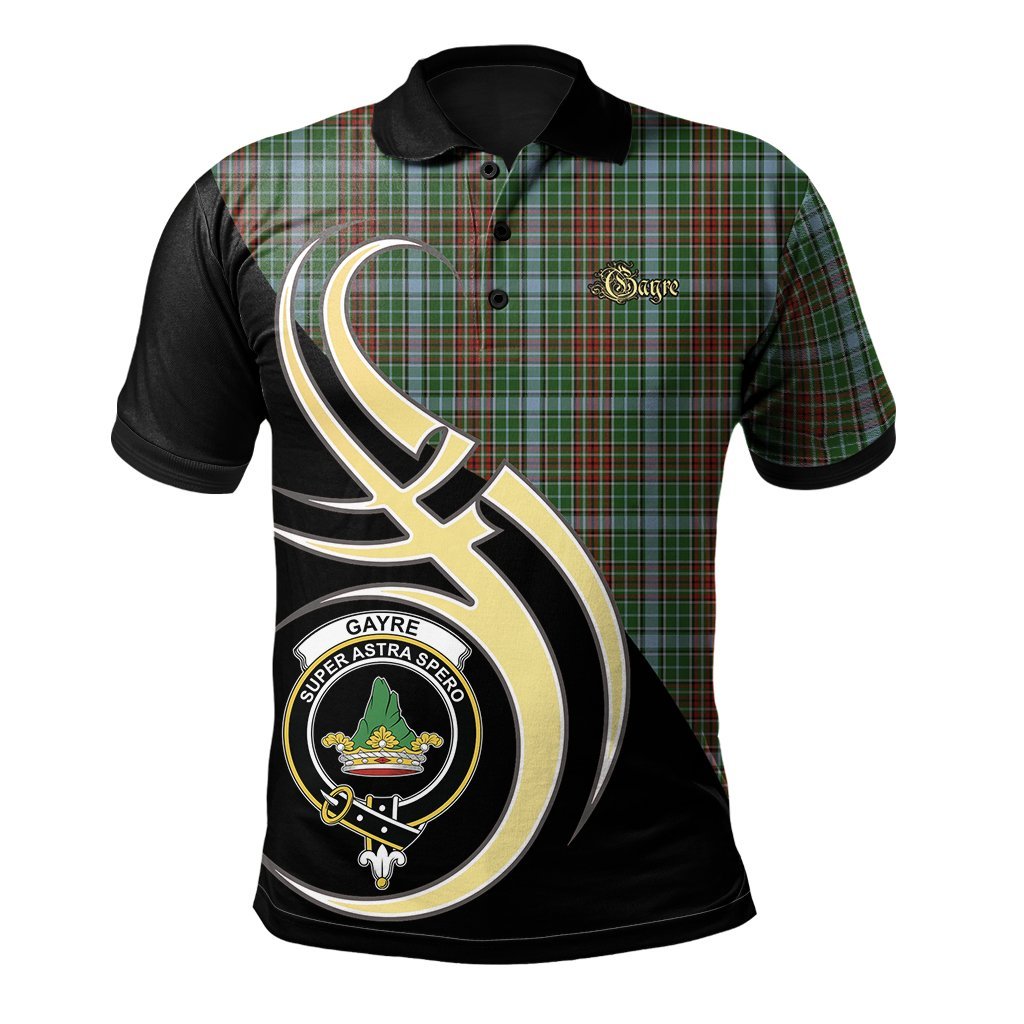 Clan Gayre Tartan Polo Shirt - Believe In Me Style GR83 Gayre Tartan Tartan Polo   