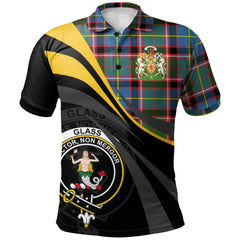 Clan Glass Tartan Polo Shirt - Royal Coat Of Arms Style FA39 Glass Tartan Tartan Polo   