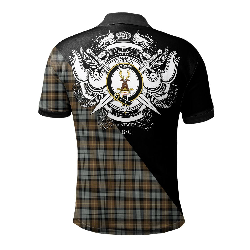 Clan Gordon Weathered Clan - Military Polo Shirt PY58 Gordon Weathered Tartan Tartan Polo   