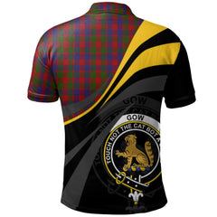 Clan Gow Tartan Polo Shirt - Royal Coat Of Arms Style TS33 Gow Tartan Tartan Polo   