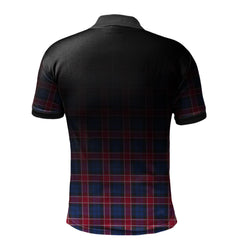 Clan Graham of Menteith Red 02 Tartan Polo Shirt - Alba Celtic Style XF25 Graham of Menteith Red 02 Tartan Tartan Polo   