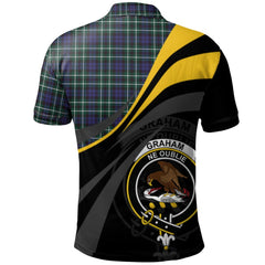 Clan Graham of Montrose Modern Tartan Polo Shirt - Royal Coat Of Arms Style LP86 Graham of Montrose Modern Tartan Tartan Polo   