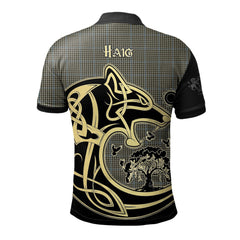 Clan Haig Tartan Polo Shirt Viking Wolf WM47 Haig Tartan Tartan Polo   