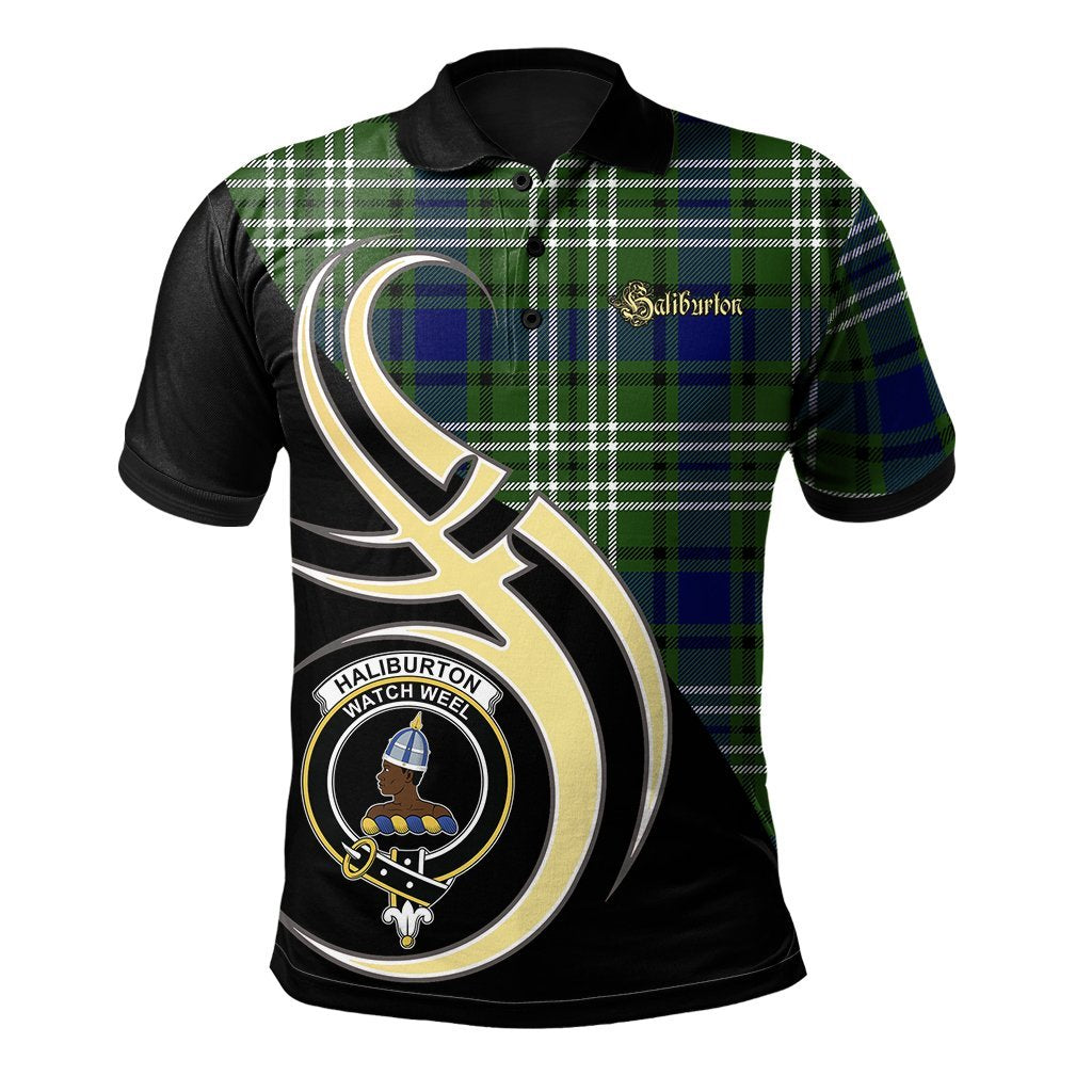 Clan Haliburton Tartan Polo Shirt - Believe In Me Style XH12 Haliburton Tartan Tartan Polo   