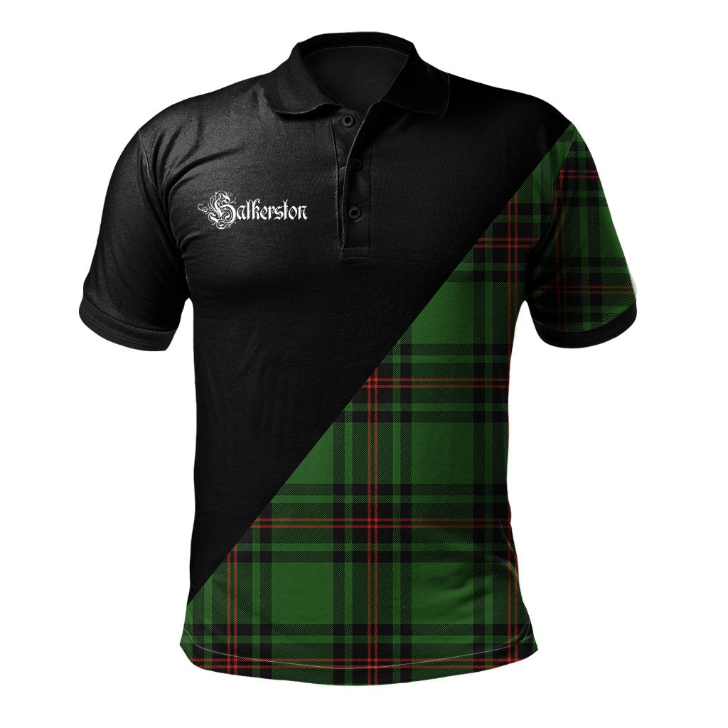 Clan Halkerston Clan - Military Polo Shirt BS44 Halkerston Tartan Tartan Polo   