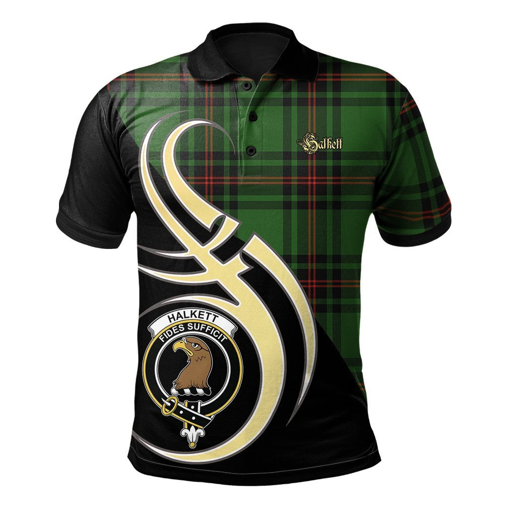 Clan Halkett Tartan Polo Shirt - Believe In Me Style DH73 Halkett Tartan Tartan Polo   