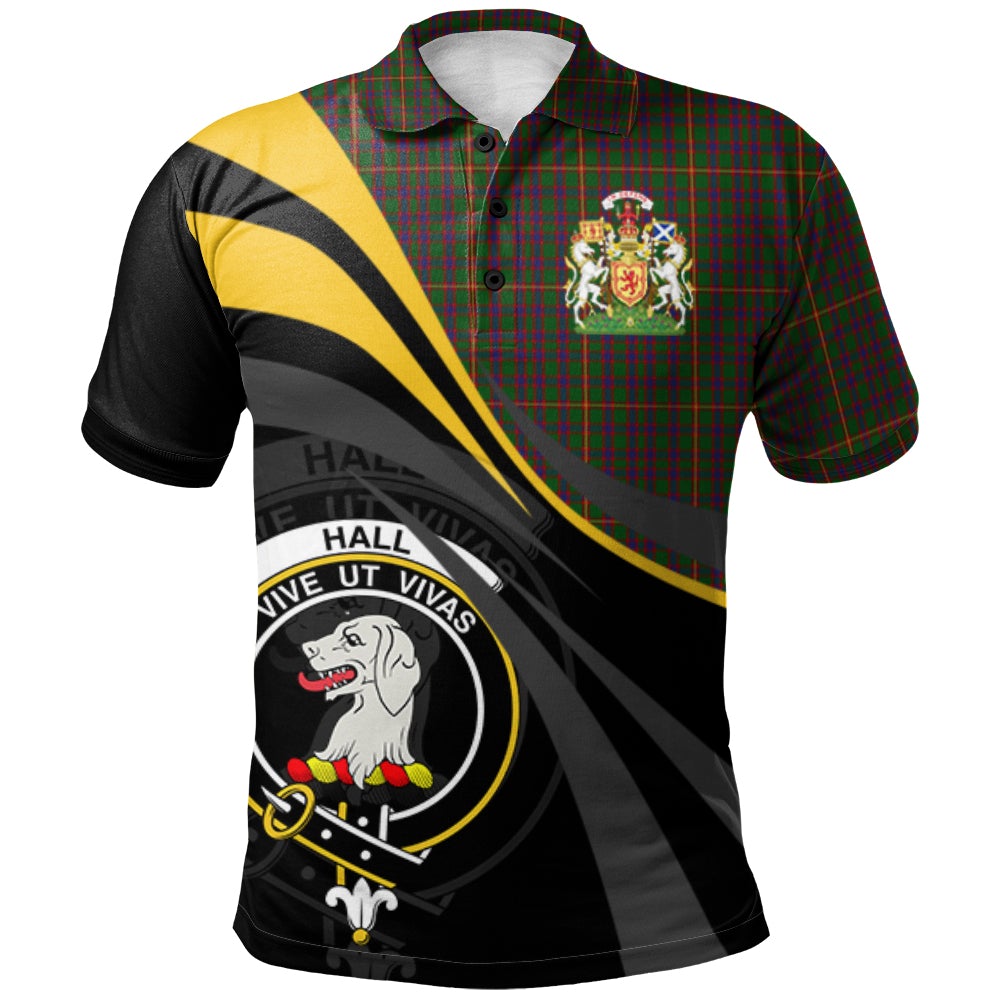 Clan Hall Tartan Polo Shirt - Royal Coat Of Arms Style BM44 Hall Tartan Tartan Polo   