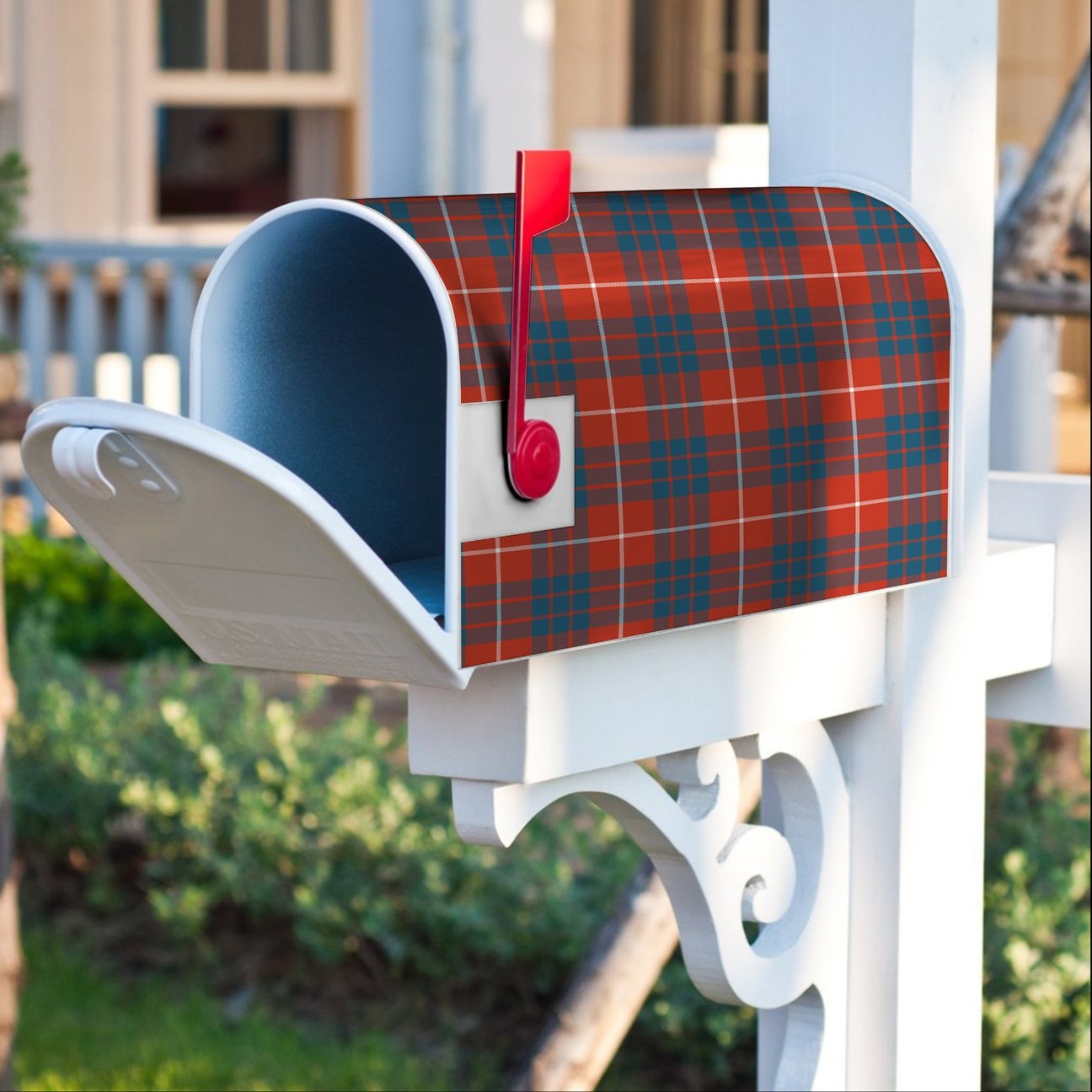 Clan Hamilton Ancient Tartan Crest Mailbox OA40 Clan Hamilton Tartan Today   