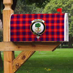 Clan Hamilton Modern Tartan Crest Mailbox UC67 Clan Hamilton Tartan Today   