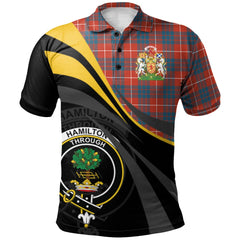 Clan Hamilton Ancient Tartan Polo Shirt - Royal Coat Of Arms Style AF11 Hamilton Ancient Tartan Tartan Polo   