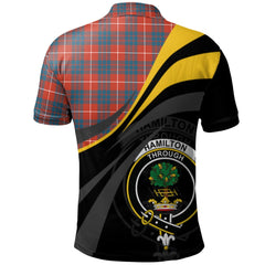 Clan Hamilton Ancient Tartan Polo Shirt - Royal Coat Of Arms Style AF11 Hamilton Ancient Tartan Tartan Polo   