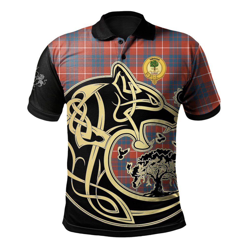 Clan Hamilton Ancient Tartan Polo Shirt Viking Wolf SR42 Hamilton Ancient Tartan Tartan Polo   