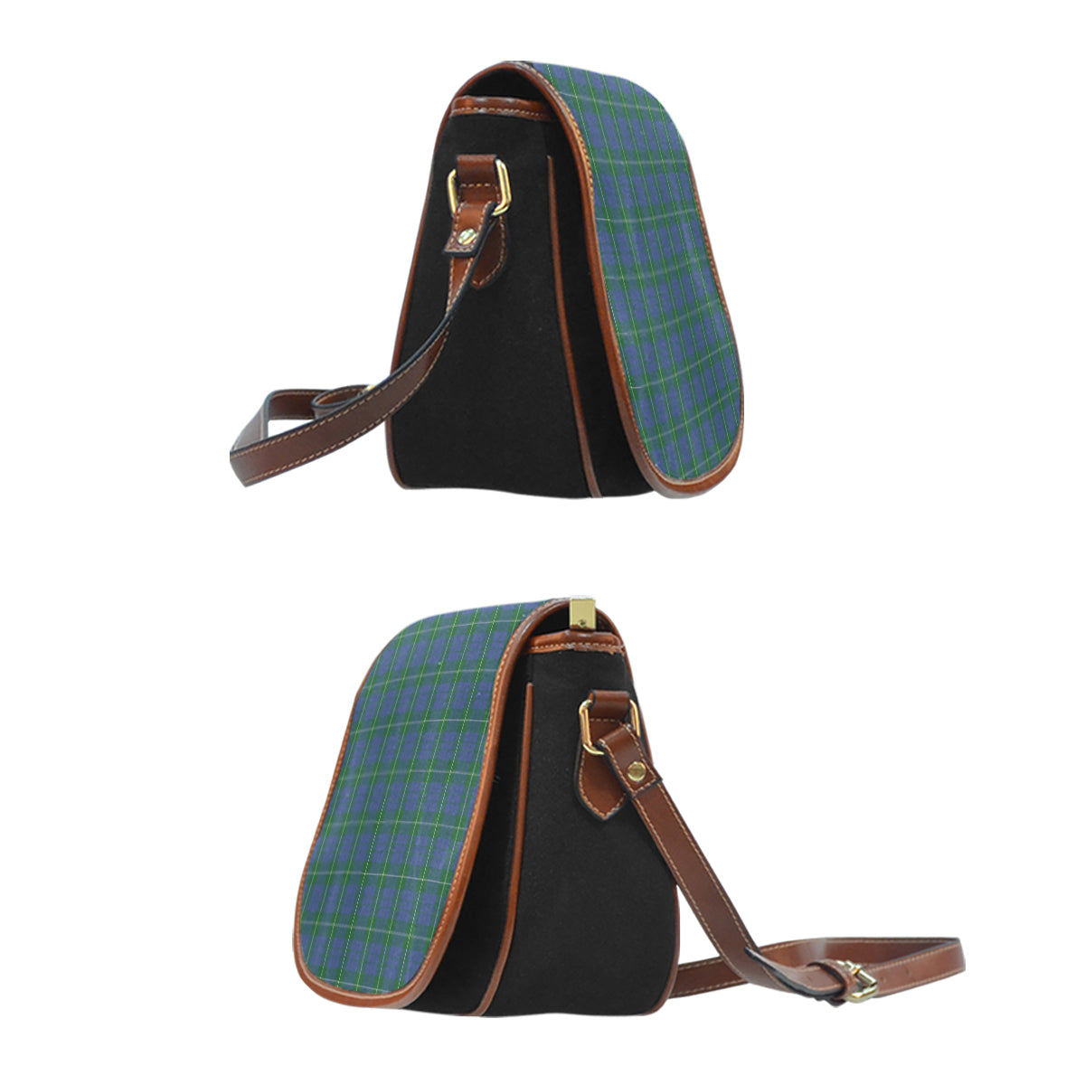 Clan Hamilton Hunting Tartan Saddle Handbags QT31 Clan Hamilton Tartan Today   