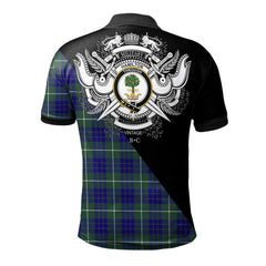 Clan Hamilton Hunting Modern Clan - Military Polo Shirt NN43 Hamilton Hunting Modern Tartan Tartan Polo   