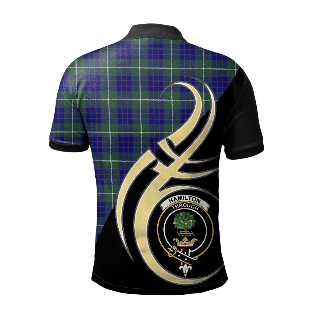 Clan Hamilton Hunting Modern Tartan Polo Shirt - Believe In Me Style FO71 Hamilton Hunting Modern Tartan Tartan Polo   