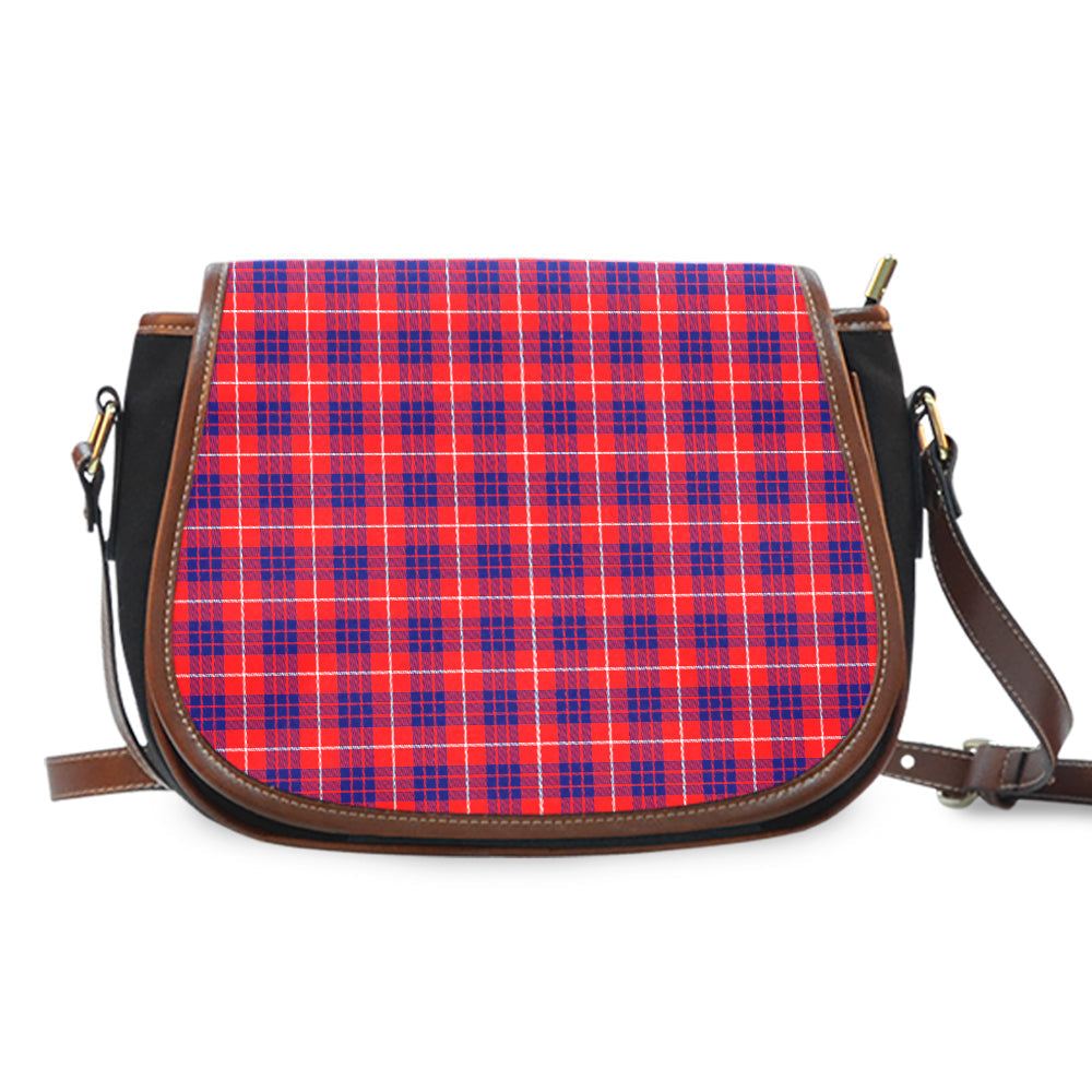 Clan Hamilton Modern Tartan Saddle Handbags KX42 Clan Hamilton Tartan Today   