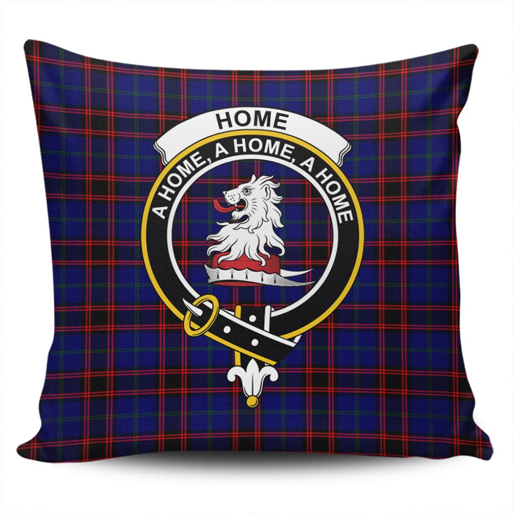 Clan Home Modern Tartan Crest Pillow Cover JL19 Clan Home/Hume Tartan Today   