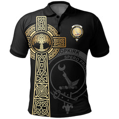 Clan Hopkirk Clan Unisex Polo Shirt - Celtic Tree Of Life DV95 Hopkirk Tartan Tartan Polo   