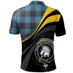 Clan Horsburgh Tartan Polo Shirt - Royal Coat Of Arms Style MO32 Horsburgh Tartan Tartan Polo   