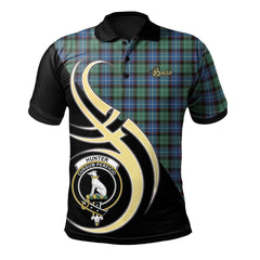 Clan Hunter Ancient Tartan Polo Shirt - Believe In Me Style WN56 Hunter Ancient Tartan Tartan Polo   