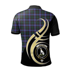 Clan Hunter Modern Tartan Polo Shirt - Believe In Me Style WO19 Hunter Modern Tartan Tartan Polo   