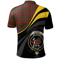 Clan Innes Tartan Polo Shirt - Royal Coat Of Arms Style GI22 Innes Tartan Tartan Polo   