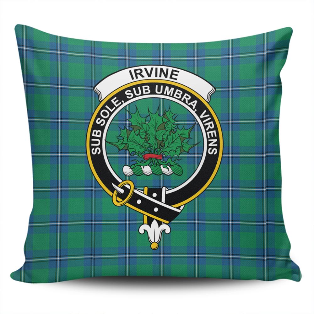 Clan Irvine Ancient Tartan Crest Pillow Cover EA82 Clan Irvine Tartan Today   