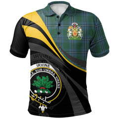 Clan Irvine of Drum Tartan Polo Shirt - Royal Coat Of Arms Style IL97 Irvine of Drum Tartan Tartan Polo   