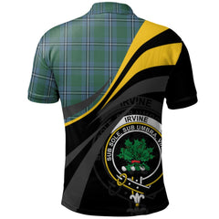 Clan Irvine of Drum Tartan Polo Shirt - Royal Coat Of Arms Style IL97 Irvine of Drum Tartan Tartan Polo   