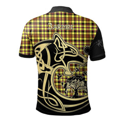 Clan Jardine Tartan Polo Shirt Viking Wolf RP96 Jardine Tartan Tartan Polo   