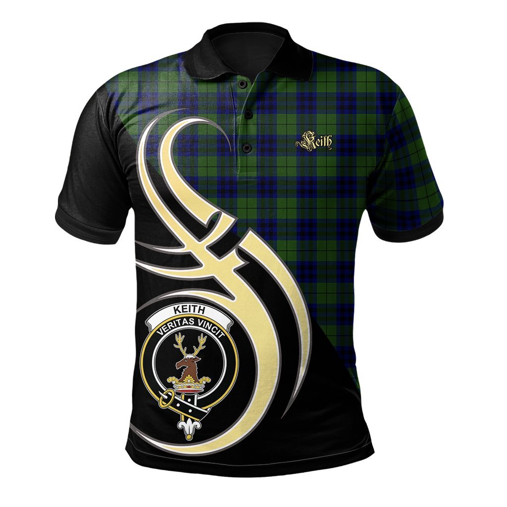 Clan Keith Modern Tartan Polo Shirt - Believe In Me Style RA36 Keith Modern Tartan Tartan Polo   