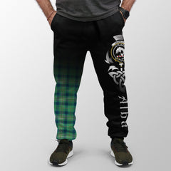 Clan Kennedy Ancient Tartan Crest Jogger Sweatpants  Alba Celtic Style CS36 Clan Kennedy Tartan Today   