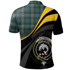 Clan Kennedy Modern Tartan Polo Shirt - Royal Coat Of Arms Style BO37 Kennedy Modern Tartan Tartan Polo   