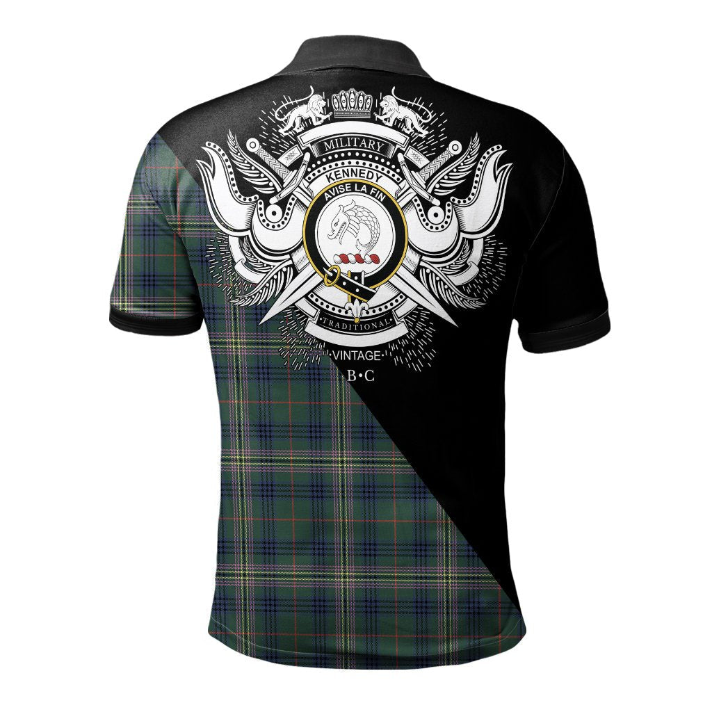 Clan Kennedy Modern Clan - Military Polo Shirt PR37 Kennedy Modern Tartan Tartan Polo   