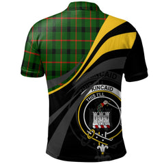 Clan Kincaid Modern Tartan Polo Shirt - Royal Coat Of Arms Style QM64 Kincaid Modern Tartan Tartan Polo   