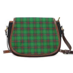 Clan Kirkcaldy Tartan Saddle Handbags MV27 Clan Kirk Tartan Today   