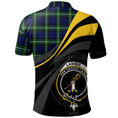 Clan Lammie Tartan Polo Shirt - Royal Coat Of Arms Style BP18 Lammie Tartan Tartan Polo   